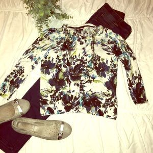 Jones New York linen cardigan